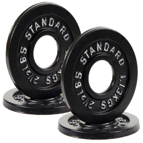 Only Supports Self Pickup  2 Olympic Cast Iron Weight Plates For Strength Training And Weightlifting, Multiple Sizes (Option: Half of 5LB Set of4)